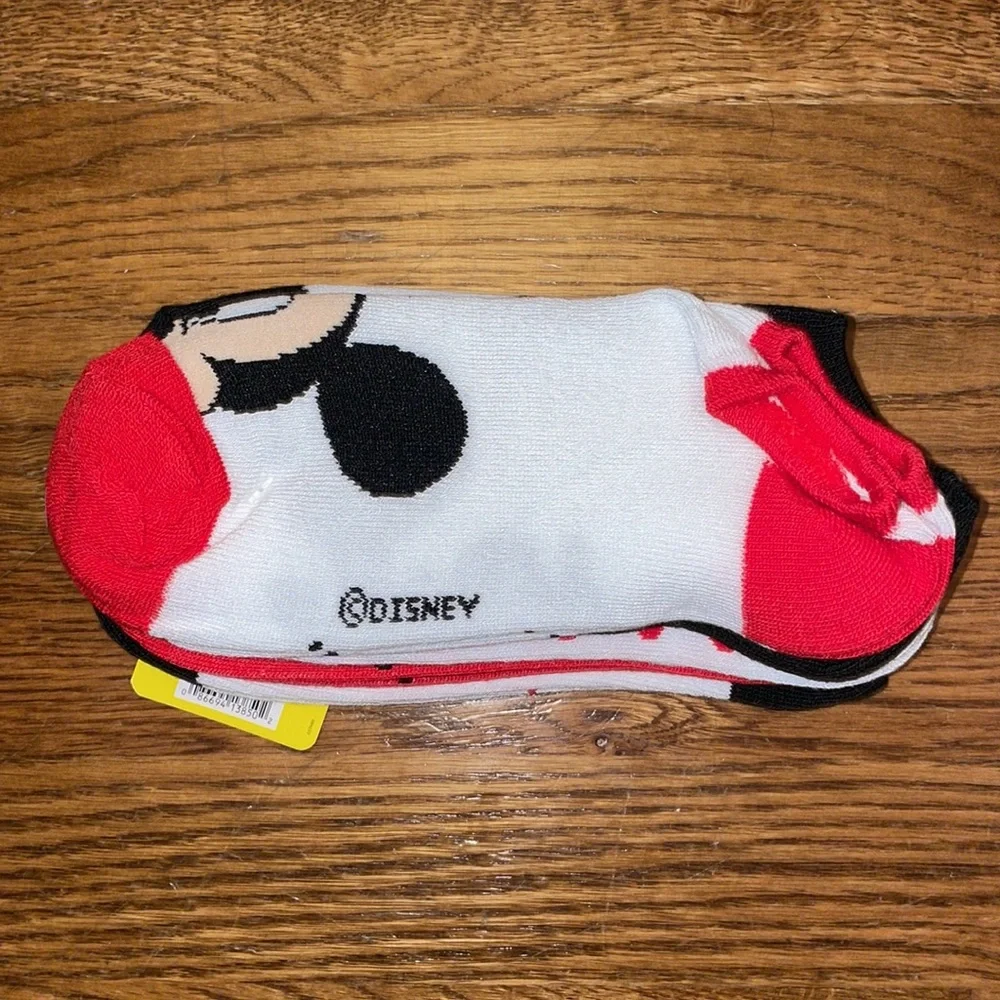 Disney Minnie Mouse, No-Shows, Shoe Size 4-10